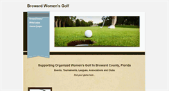 Desktop Screenshot of browardwomensgolf.com